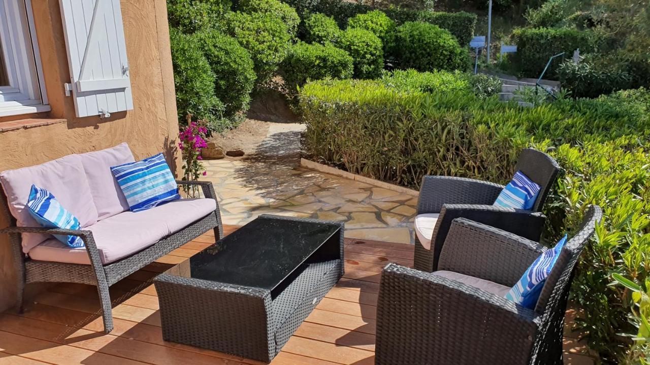 Les Issambres Appart 6 Pers Grande Terrasse Superbe Vue Mer Et Golfe De Saint Tropez, Piscine ภายนอก รูปภาพ